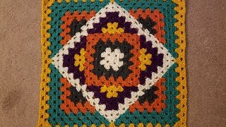 Kaleidoscope Granny Blanket Crochet Along pt 22 [upl. by Feerahs]