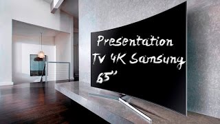 PRÉSENTATION DE LA PLUS GRANDE TV INCURVÉE 4K SAMSUNG [upl. by Assel]