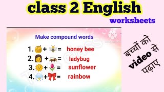 Class 2 English worksheet for kidskids worksheet worksheet [upl. by Konikow]