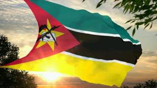 Flag and anthem of Mozambique [upl. by Ansel951]