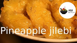 Pineapple Jalebi  Pineapple sweet Recipe l Jalebi Recipe  Pineapple Jalebi recipe🍍 [upl. by Nomsed]