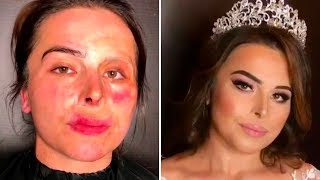 SHOCKING Makeup Transformations Goar Avetisyan and first impression after makeup [upl. by Enert]