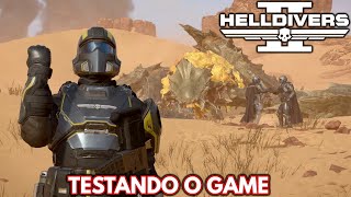 HELLDIVERS 2 TESTANDO O GAME GAMEPLAY SEM COMENTARIOSPS5 [upl. by Anihsat366]