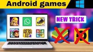 How to download mobile games in windows pc  laptop  without emulator [upl. by Akcirahs]