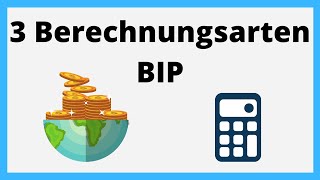 Berechnung des BIP anhand der Entstehungsseite Verwendungsseite und Verteilungsseite [upl. by Bendicta]