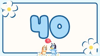 40 Second Timer Bluey for Kids  Calm and Relaxing Music [upl. by Esenahs]