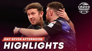 FIRST ROUND COMPLETE  Day Seven Afternoon Highlights  202223 Cazoo World Darts Championship [upl. by Ardle]