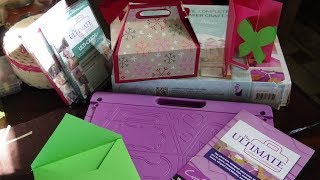 Ultimate Crafters Companion Pro Card Pop Out Card Envelope Bow amp Deco Gable Box Tutorial [upl. by Imiaj]