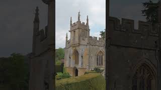 Sudeley Castle St Marys Church drone dronevideo castle travel church dji [upl. by Eceinwahs]