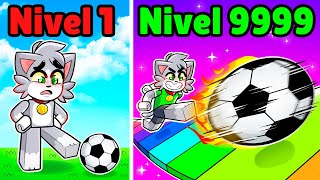 Pateo el BALON 1531312 Metros para ser DIOS en ROBLOX ⚽🤯 [upl. by Ange]