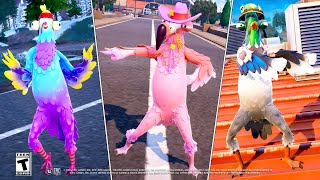 NEW Birds of a Feather Bundle Item Shop amp GAMEPLAY Sgt DRAKE Tex Flamingo amp Budge Fortnite [upl. by Dimah568]