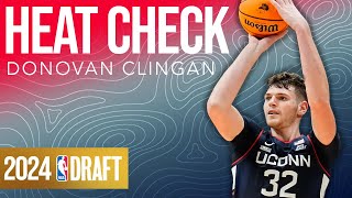 Is Donovan Clingan Worth a Lottery Pick  2024 NBA Draft [upl. by Yedsnil]