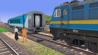 WAG7 Shunting Satabadi Coaches for train simulator  diesel engine coupling [upl. by Satsok397]