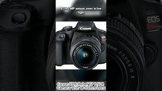 Canon EOS Rebel T7 DSLR Camera with 1855mm Lens  Builtin WiFi  241 MP CMOS Sensor [upl. by Lebasiram]