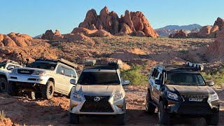 Logandale Trails with the Crew  Valley of Fire NV  Lexus GX460  GX470 [upl. by Calloway]