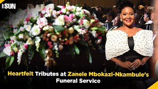 Zanele MbokaziNkambules Funeral Service Held at Durban ICC [upl. by Inez605]