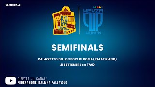 🔴WEVZA CUP FEMMINILE  ROMA  SEMIFINALS  ROMA VOLLEY vs BEZIERS VB 21 SETTEMBRE 2024 [upl. by Amikat]