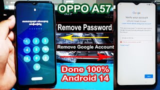 OPPO A57 Password amp Frp Bypass Android 14A57 Frp Bypass Version 14CPH2387 Frp Bypass [upl. by Nyrehtak]