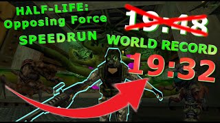 FORMER WR HalfLife Opposing Force scriptless Speedrun in 1932 [upl. by Eduardo439]