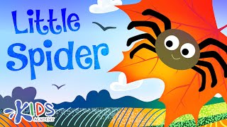 Little Spider Song for Kids  Kids Academy [upl. by Eidson]