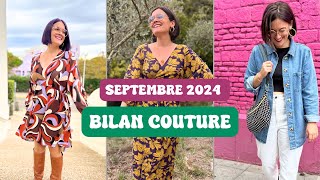 Gros bilan couture de septembre [upl. by Rolyab279]