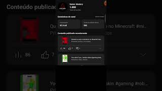 Muito obrigado pelos 1000 inscritos meta 1000subscriber thanks youtube [upl. by Nodnol715]