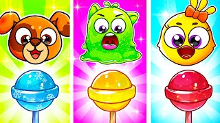 Lollipop Song  Lollipop Puzzle Song  Where Is My Lollipop  Sing Along with Lamba Lamby [upl. by Kirad]