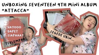 Unboxing Seventeen 9th Mini Album Attacca Op1 Op2 amp Op3 Ver  WANGI TINGKAT DEWA JWAnboksing [upl. by Aihcropal104]