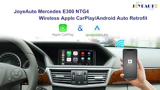 JoyeAuto Mercedes C E GLK W204 W212 20072011 NTG4 Wireless Apple CarPlay AirPlay Retrofit [upl. by James902]