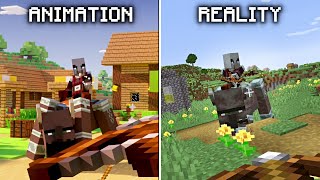 Minecraft Animation VS Reality Villager vs Pillager [upl. by Flanagan]