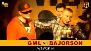 Bajorson 🆚 Gml 🎤 WBW 2014 Warszawa freestyle rap battle [upl. by Ellerehs30]