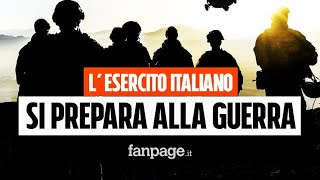 L’esercito italiano si prepara a scenario di guerra la circolare dello Stato Maggiore [upl. by Atteinotna]