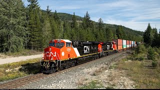 Q10451 09  CN 3358E  CN Spicer Albreda Sub Valemount BC [upl. by Azne]