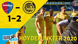 14 serierunde 2020  Sandefjord  BodøGlimt 12  Høydepunker 2020 [upl. by Honan]