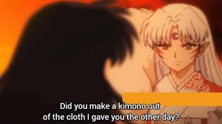 Eng Sub Sesshomaru Proposed to Rin  InuYasha CD Drama Asatte Track 5 [upl. by Ahsiuqal]