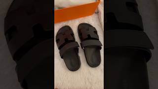 Hermes Chypre Sandals Unboxing ☀️shoes unboxing hermes luxury [upl. by Arnst]