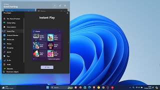 Windows 11s Widget Board gets a New Instant Play Widget [upl. by Brenden]