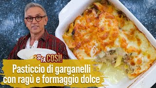 Pasticcio di garganelli con ragù di porchetta e formaggio dolce  Si fa così  Chef BRUNO BARBIERI [upl. by Gnemgnok145]