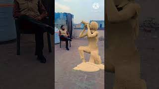 big sand sculpture catwalk 3D special effects green screen shorts [upl. by Keeryt]