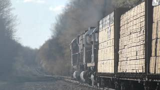 ALCO power pulls into Tobyhanna [upl. by Phaih57]