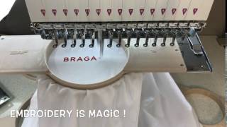 Embroidery at Bragard [upl. by Aicirtap]