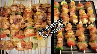 Brochettes de poulet  idée de plats de fête pour le 2 janvier [upl. by Ainniz337]