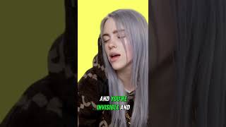 Billie Eilish hate herself🥺 shorts billieeilish [upl. by Orpah]