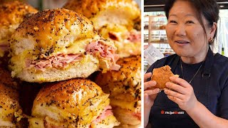 Hot ham and cheese sliders [upl. by Ociral]