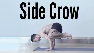 Side Crow Parsva Bakasana pose [upl. by Moreen802]