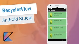 RecyclerView in Android Studio Kotlin 2020 [upl. by Baron]