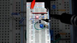 Op Amp Non Inverting Comparator Circuit short shorts electronics [upl. by Hsima322]