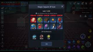 MIR4 Magic Square  Sealing Chamber 4F x100 Immortal Whitemaur CPT Boss Summon Drops [upl. by Emiline]