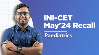 Exam Recall Series INICET May 24  Paediatrics [upl. by Anyl]