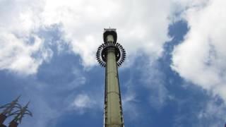 Intamin GyroDropTower Scream Heidepark Soltau 2016 Offride [upl. by Agiaf]